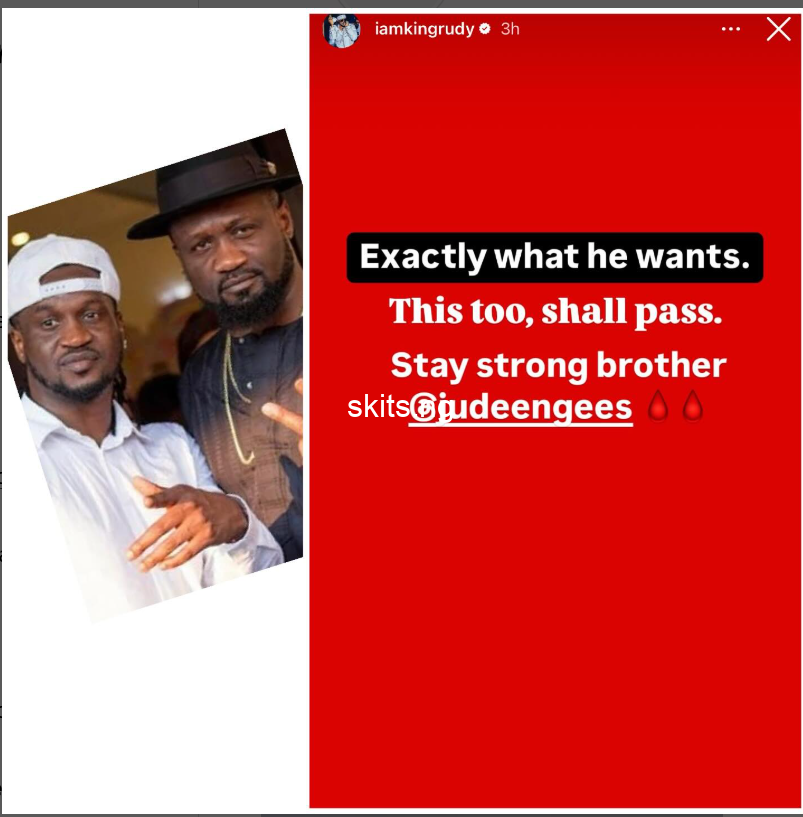Alleged n1 3bn fraud this too shall pass stay strong brother paul okoye sends support to his jude okoye