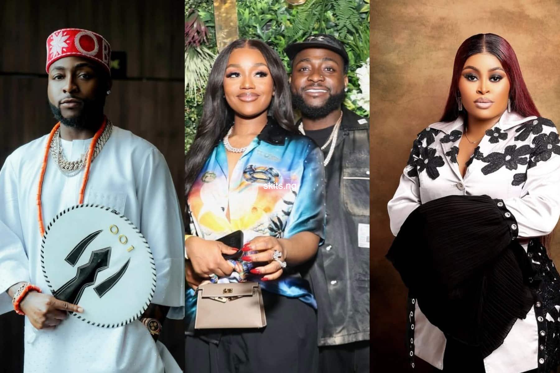 You no get sense davido slams sarah martins over post about chioma and his restaurant campaign