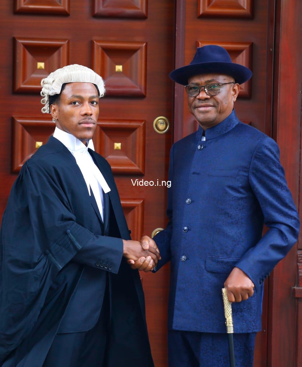 Wike’s son Jordan called to bar