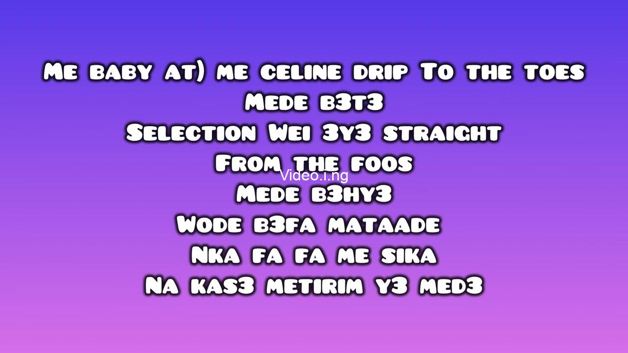 Balenciaga lyrics by okenneth