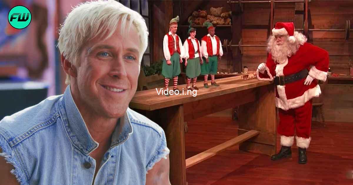 I was just a creepy cookie guy barbies ken ryan gosling regrets his pitiful attempt to be the santa claus for complete strangers