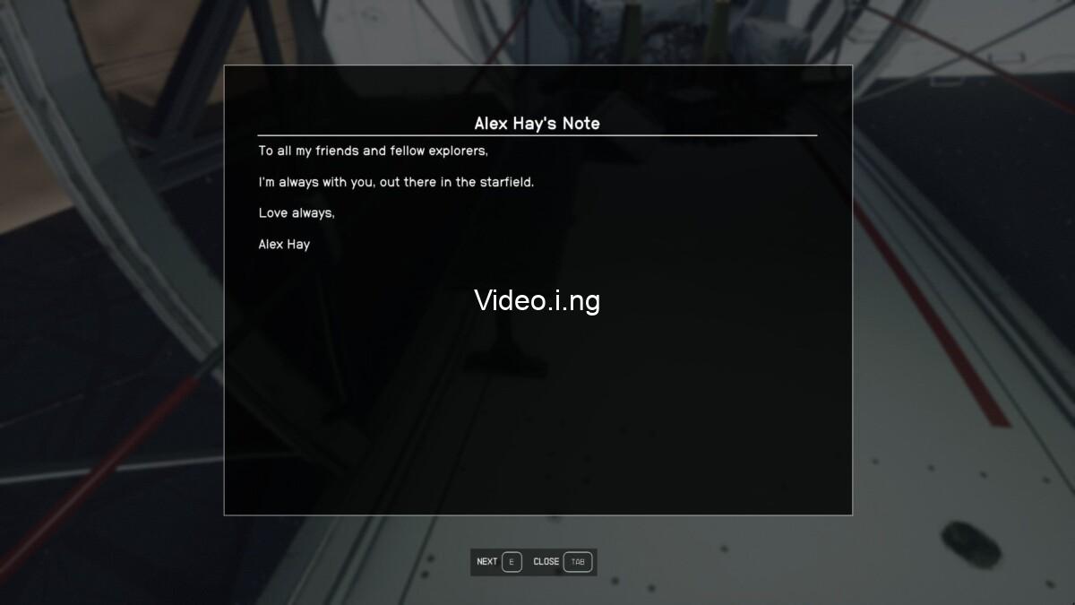 Starfield pays tribute to a fan who passed away before the games release