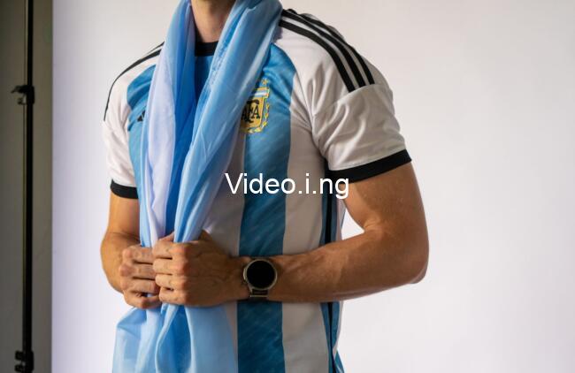 Lionel Messi unveils special Argentina jersey ahead of his final International match